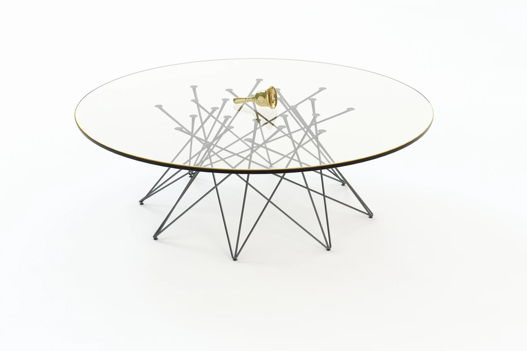 Octa Dining Table Round 3D Model_03